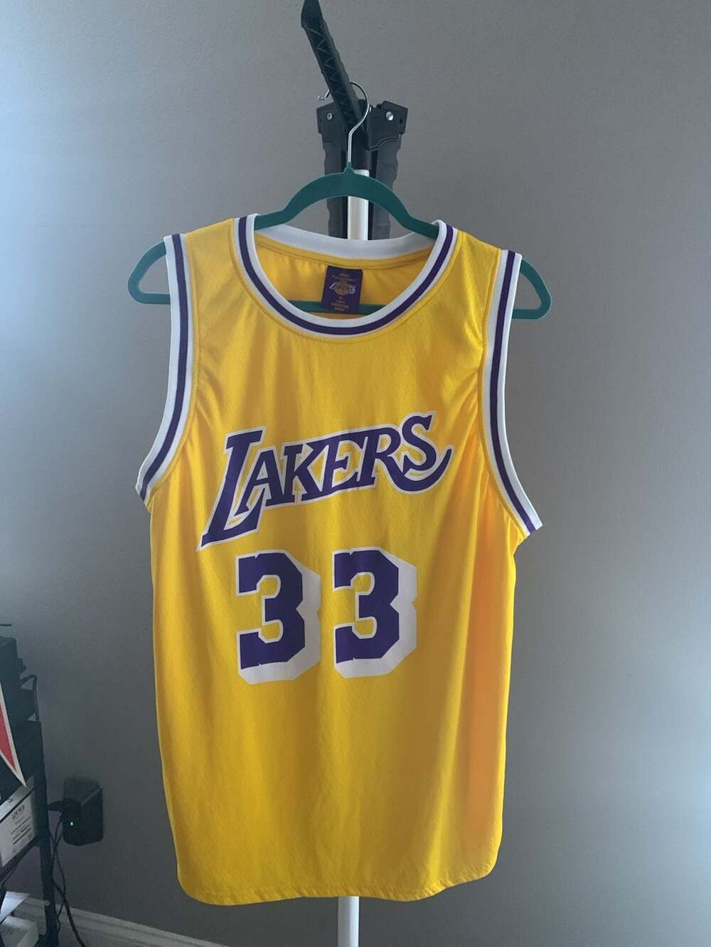Los Angeles Lakers Kareem Abdul-Jabbar #33 Promotional Basketball Jersey by Link